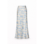 ROK ALESSIA SATIN  PRINT GESSO BLUE