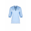 BLOUSE ALMA  SATIN LIGHT BLUE 26