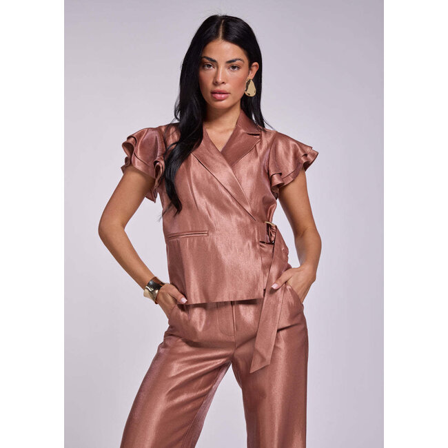 FREEBIRD TOP OVERSLAG BRIGHTLY COPPER