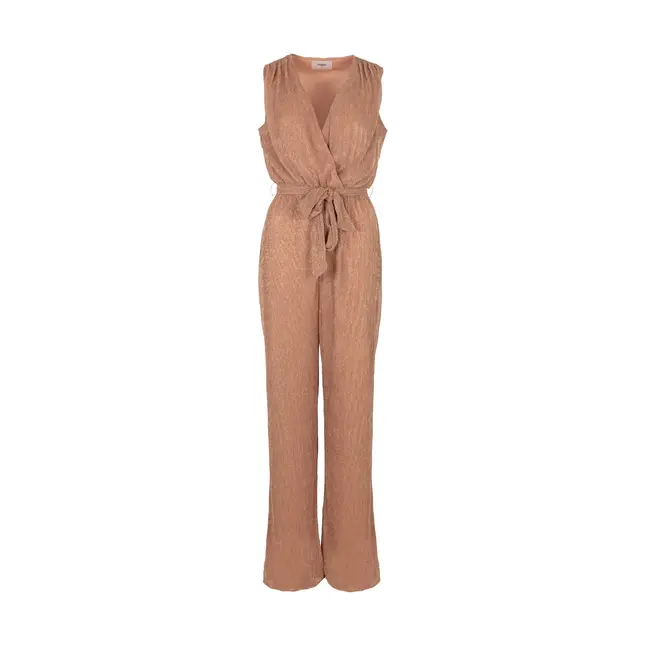 FREEBIRD JUMPSUIT  JALISE COPPER PLISSÉ