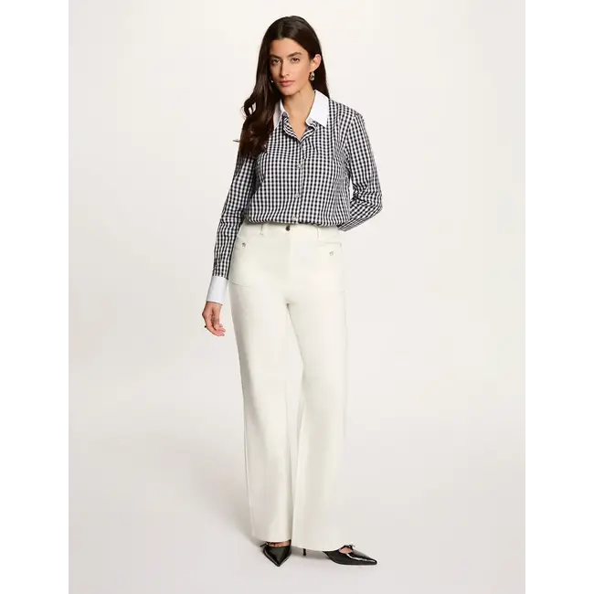 JEANS WIDE FIT LONG PIJITO OFFWHITE