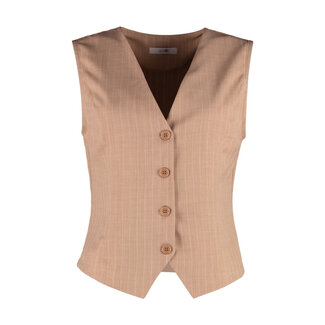 GILET MEI CAMELSTRIPE