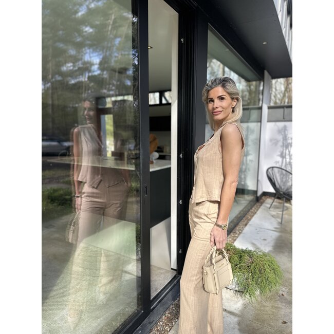 PANTALON MEVA CAMELSTRIPE