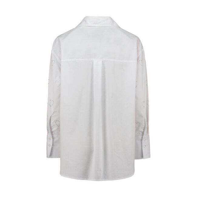 BLOUSE HEARTS ERLINA WHITE