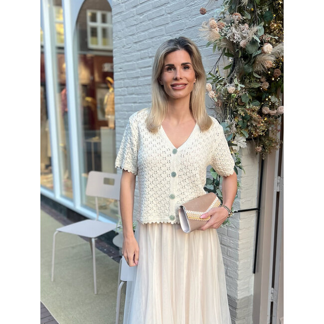 VEST CROCARV VANILLA WHITE