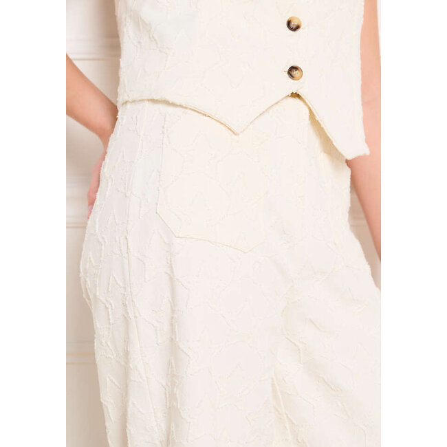 BROEK STARJACK VANILLA WHITE