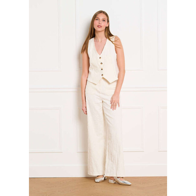 BROEK STARJACK VANILLA WHITE