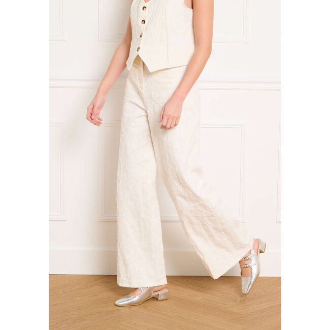 BROEK STARJACK VANILLA WHITE