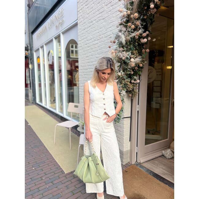 BROEK STARJACK VANILLA WHITE