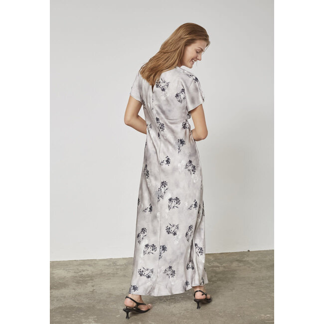 JURK GISTA GREY FLOWER SATIN