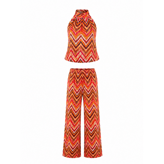 ANGELLE MILAN SET ORANGE PINK MISSONI SUMMERTRAVEL 2039-40