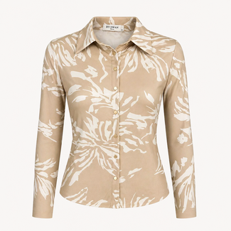 BLOUSE STRETCH OFFWHITE BEIGE HS9699