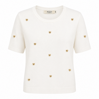 TOP FINE KNIT HARTJE GOLD CH9379 CLARA