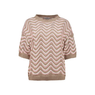 TOP BRINJA KNIT  CAMEL PINK