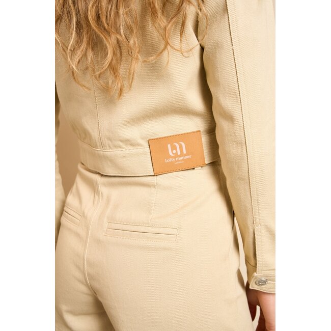 LOFTY MANNER JEANS JACK LAVINIA BEIGE DENIM