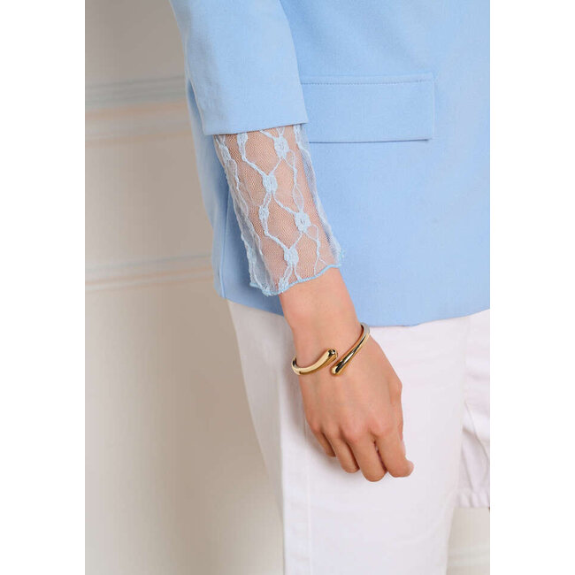 TOP MESHLONG SOFTBLUE