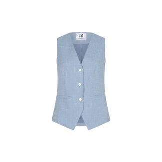 LOFTY MANNER GILET SHIRIN BLAUW