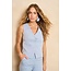 LOFTY MANNER GILET SHIRIN BLAUW