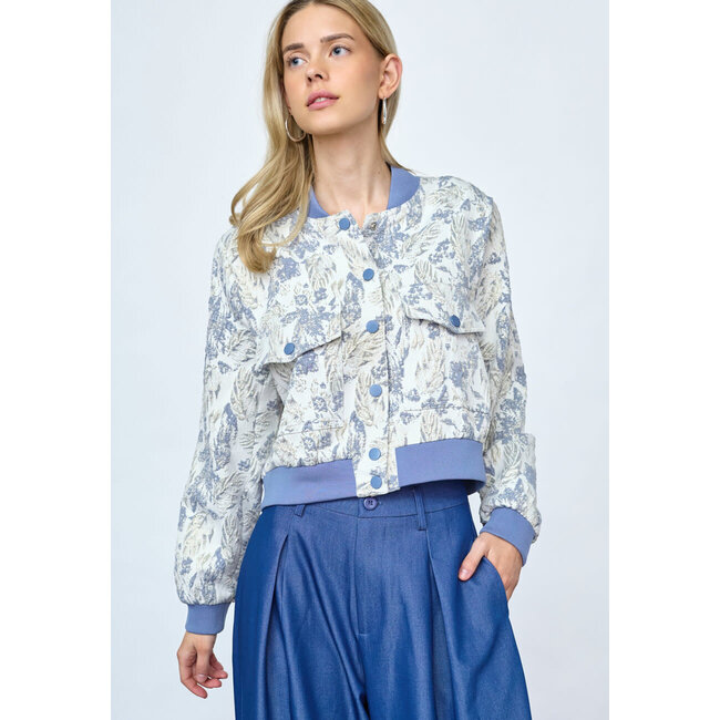 JACKET GARWIN BLUE/GOLD