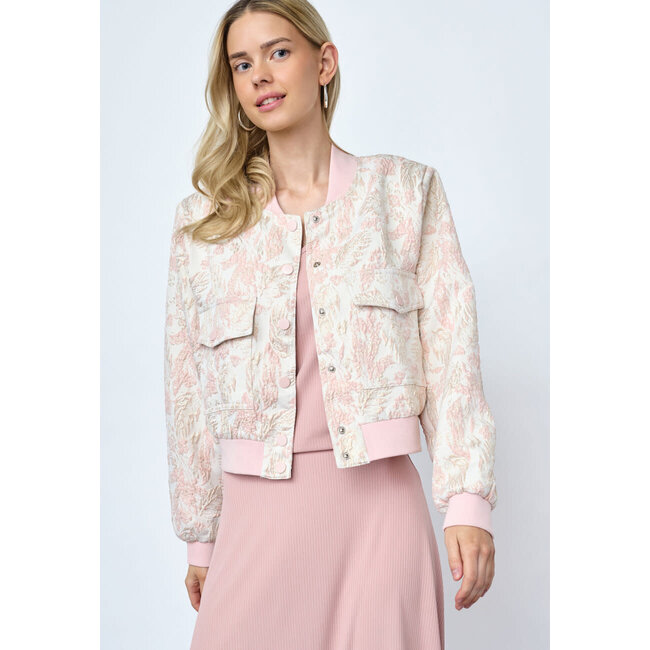 JACKET GARWIN MAUVE/GOLD