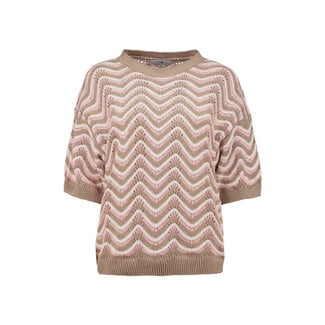 TOP BRINJA KNIT  CAMEL PINK
