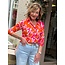 ANGELLE MILAN BLOUSE SUMMERTRAVEL 1615 ORANGE PINK