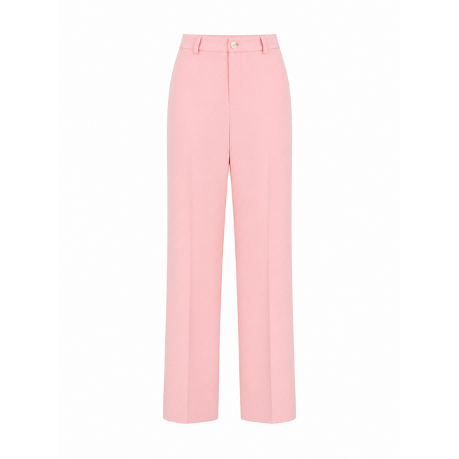BROEK TWILLWID LIGHT PINK