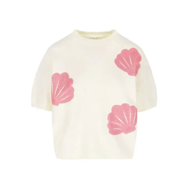 TOP BREISEL SHELLFUN CREME PINK