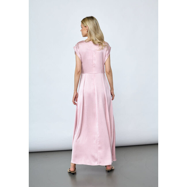 JURK GELINA SOFT PINK SATIN