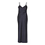 MAXIJURK SATIN N.ERO NAVY