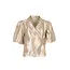 FREEBIRD BLOUSE/TOP OVERSLAG BRIGHTLY SHINY CHAMPAGNE