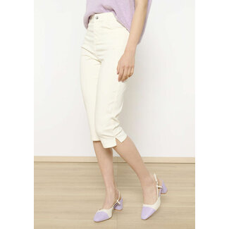 JEANS CAPRIZI OFFWHITE