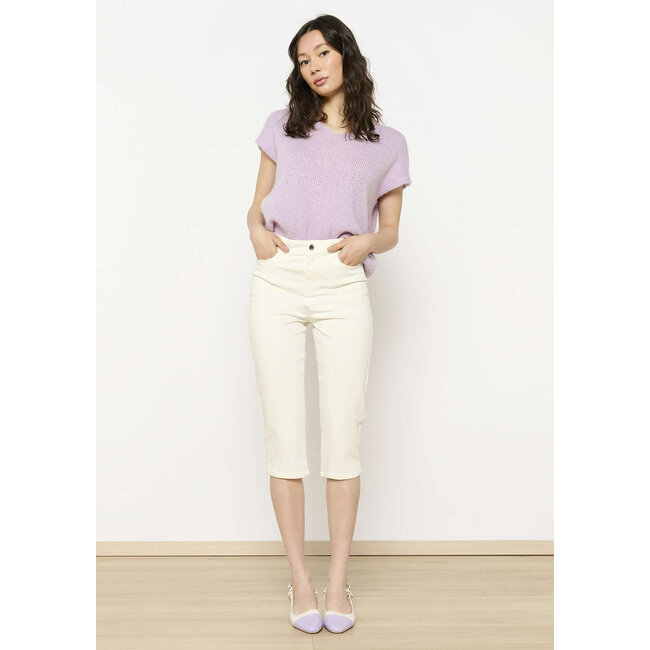 JEANS CAPRIZI OFFWHITE