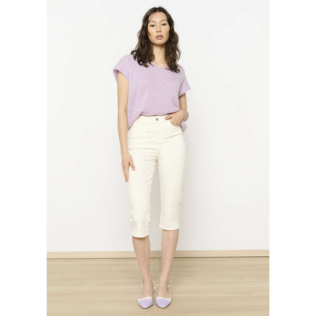JEANS CAPRIZI OFFWHITE