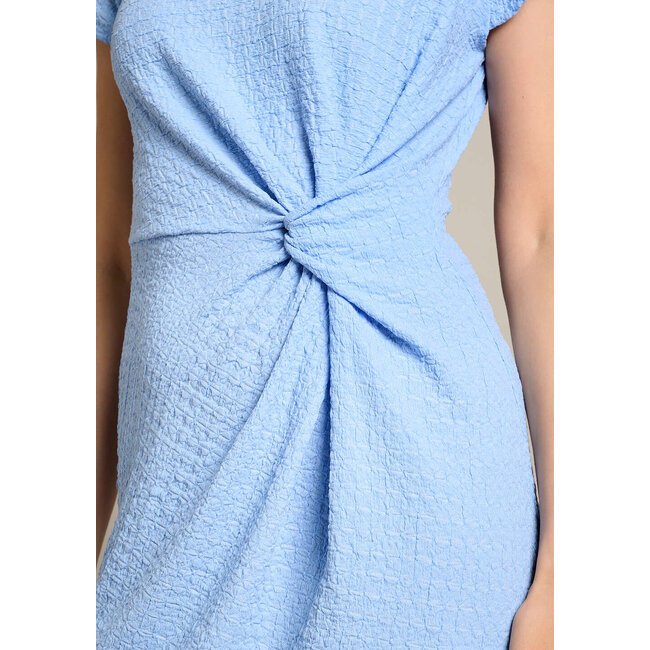 JURK STRETCH SMOCKTWIST AIR BLUE