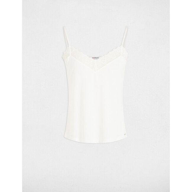 TOP BETINA LICHT OFFWHITE/ECRU