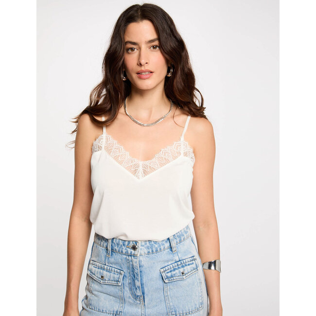 TOP BETINA LICHT OFFWHITE/ECRU