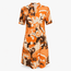 ANGELLE MILAN TUNIC DRESS SUMMERTRAVEL 1467-1 ORANGE PRINT