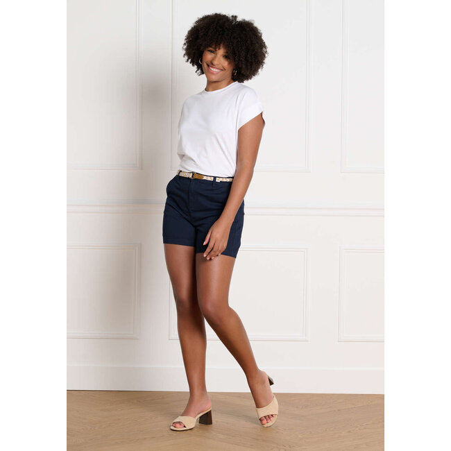LOLA SHORT &  RIEM  P-CHINSHIO1F NAVY