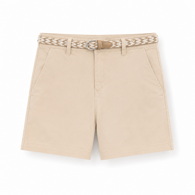 LOLA SHORT &  RIEM  P-CHINSHIO1F BEIGE / SAND