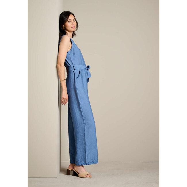 JUMPSUIT COSTUNI BLUE VISCOSE