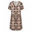 ANGELLE MILAN TUNIC/DRESS SUMMERTRAVEL 1401 RITS/CHOCO