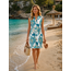 ANGELLE MILAN TUNIC SUMMERTRAVEL 1622-TURQUISE MOUWLOOS