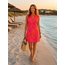 ANGELLE MILAN TUNIC SUMMERTRAVEL 1622-FUCHSIA/ORANGE MOUWLOOS