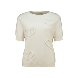 TOP KYLIE HARTJES ECRU
