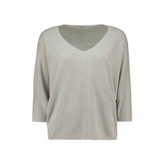 TOP FERAYY GRIJS/BEIGE LUREX