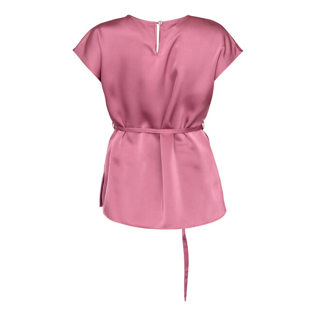 TOP VYGO SATIN DARK ROSE