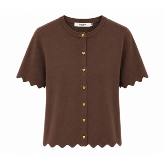VEST/ TOP HARTJE CHOCO WAVE CH9579 CHOCO