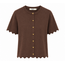 VEST/ TOP HARTJE CHOCO WAVE CH9579 CHOCO