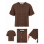 VEST/ TOP HARTJE CHOCO WAVE CH9579 CHOCO